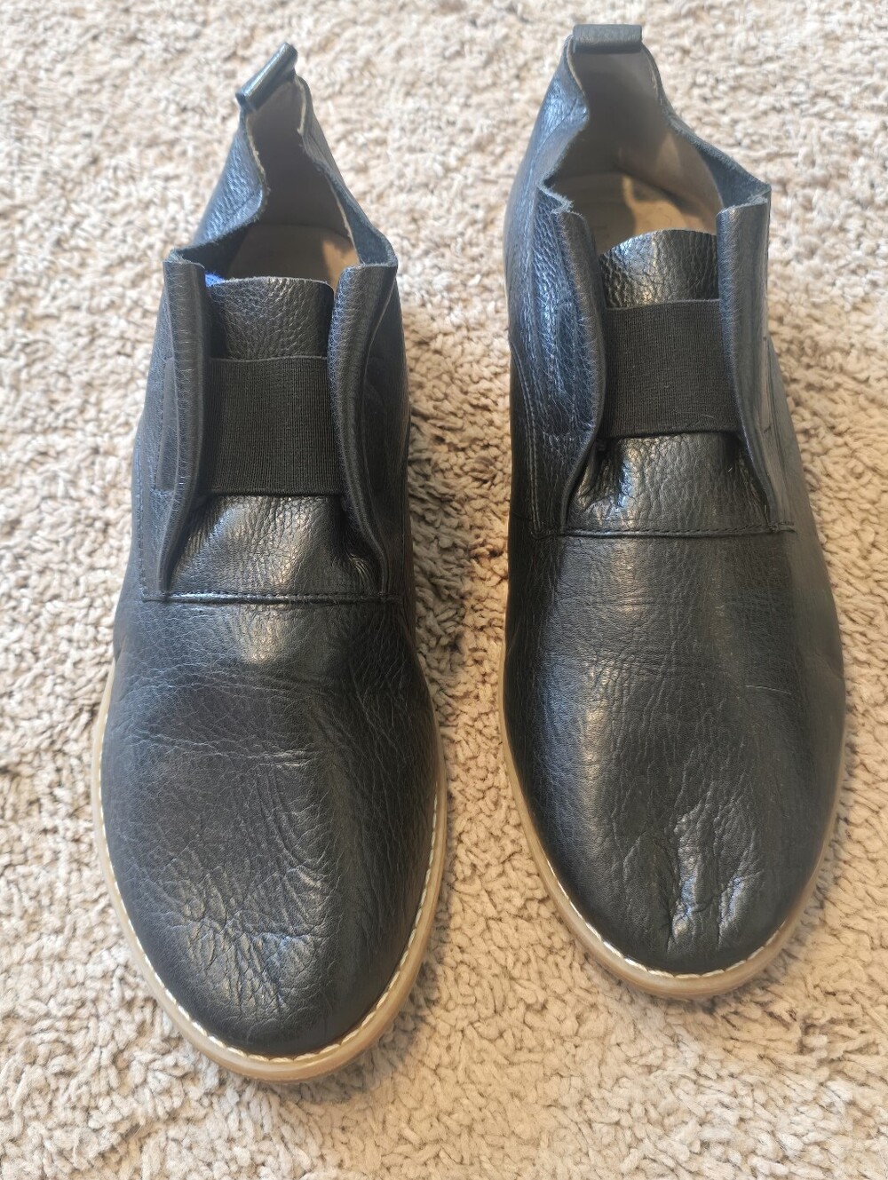 Hush Puppies Women's Size 11 Annerley Clever slip-on Loafers Black Leather